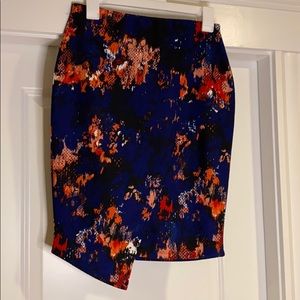 Burnt Color Pencil Skirt